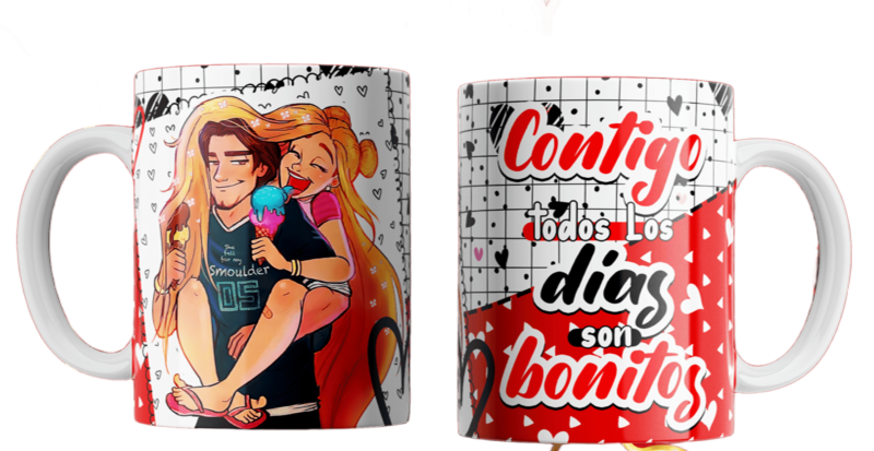 Tazas Blancas personalizadas