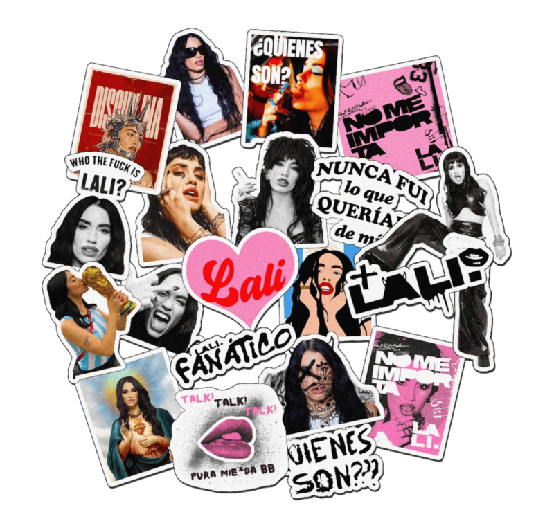 Stickers diseño Lali