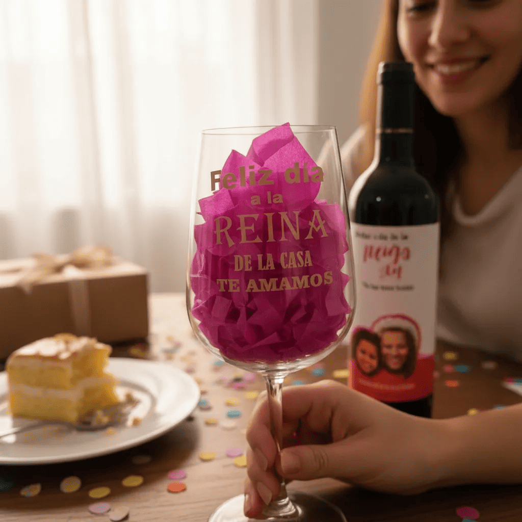 Vino + Copa personalizada - Imagen 10
